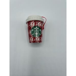 2018 Starbucks Ornament Houndstooth